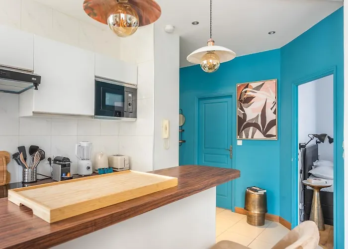 Modern & Cosy Flat - 4 Guests - Eiffel Tower Daire