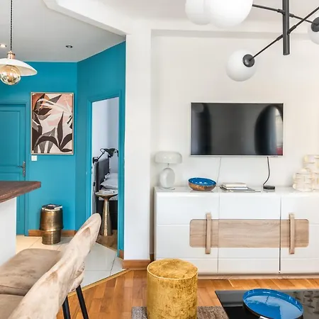 Modern & Cosy Flat - 4 Guests - Eiffel Tower * Parijs