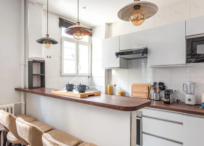 Modern & Cosy Flat - 4 Guests - Eiffel Tower