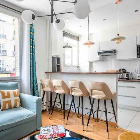 Modern & Cosy Flat - 4 Guests - Eiffel Tower * Paryż